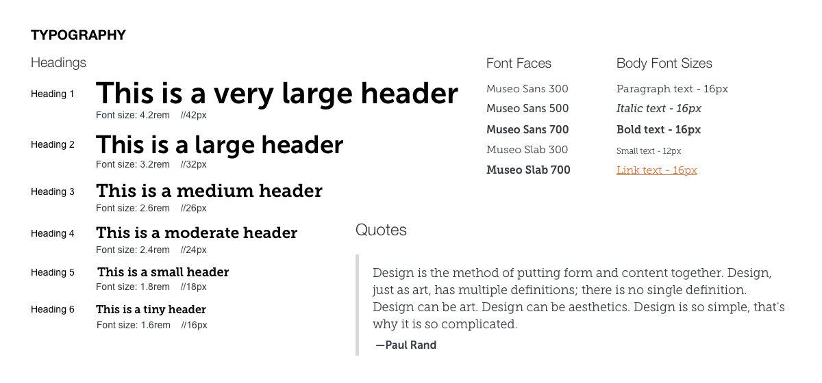 Typography